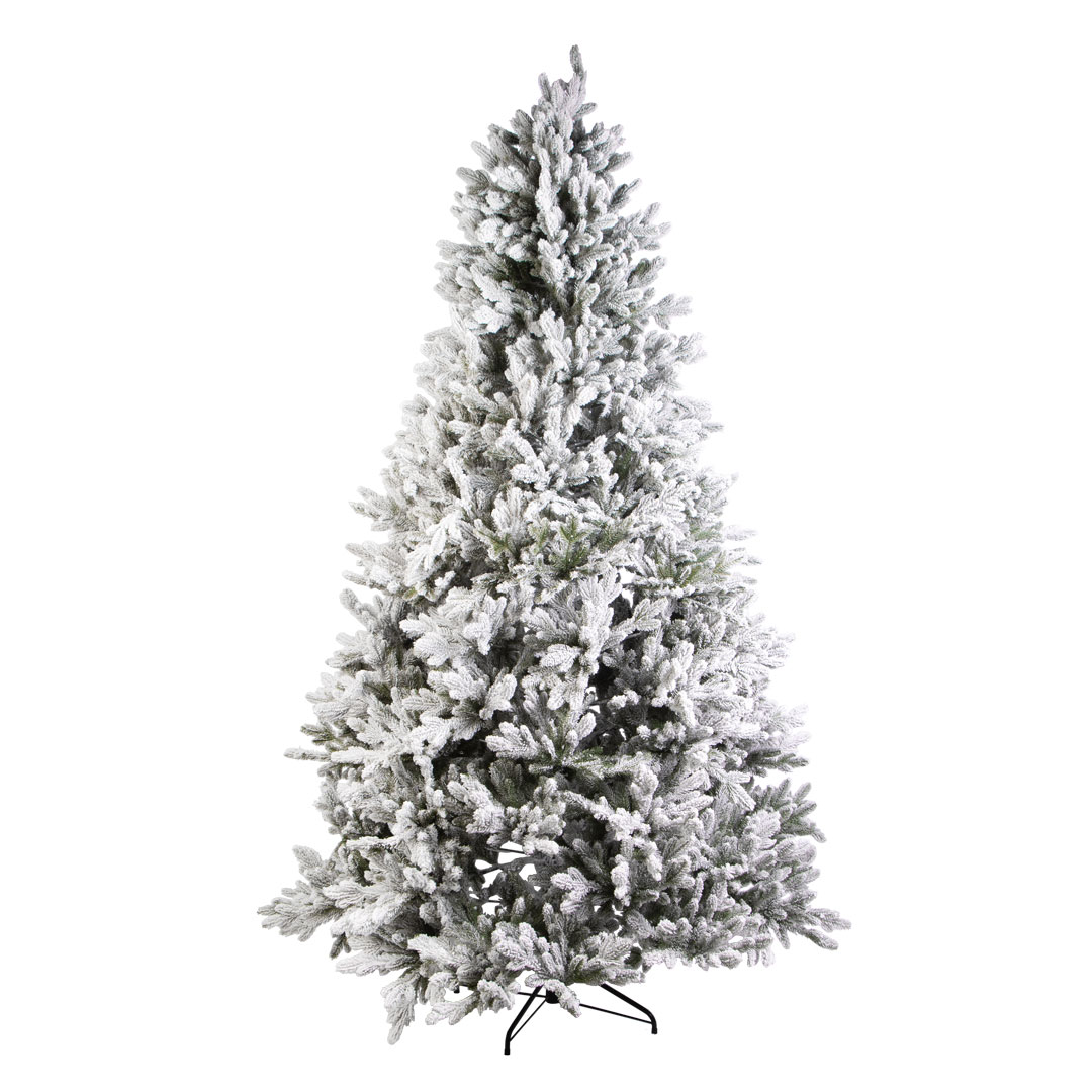 Заснеженная ель с напылением Marshmallow Fluff 270 см — изображение 2