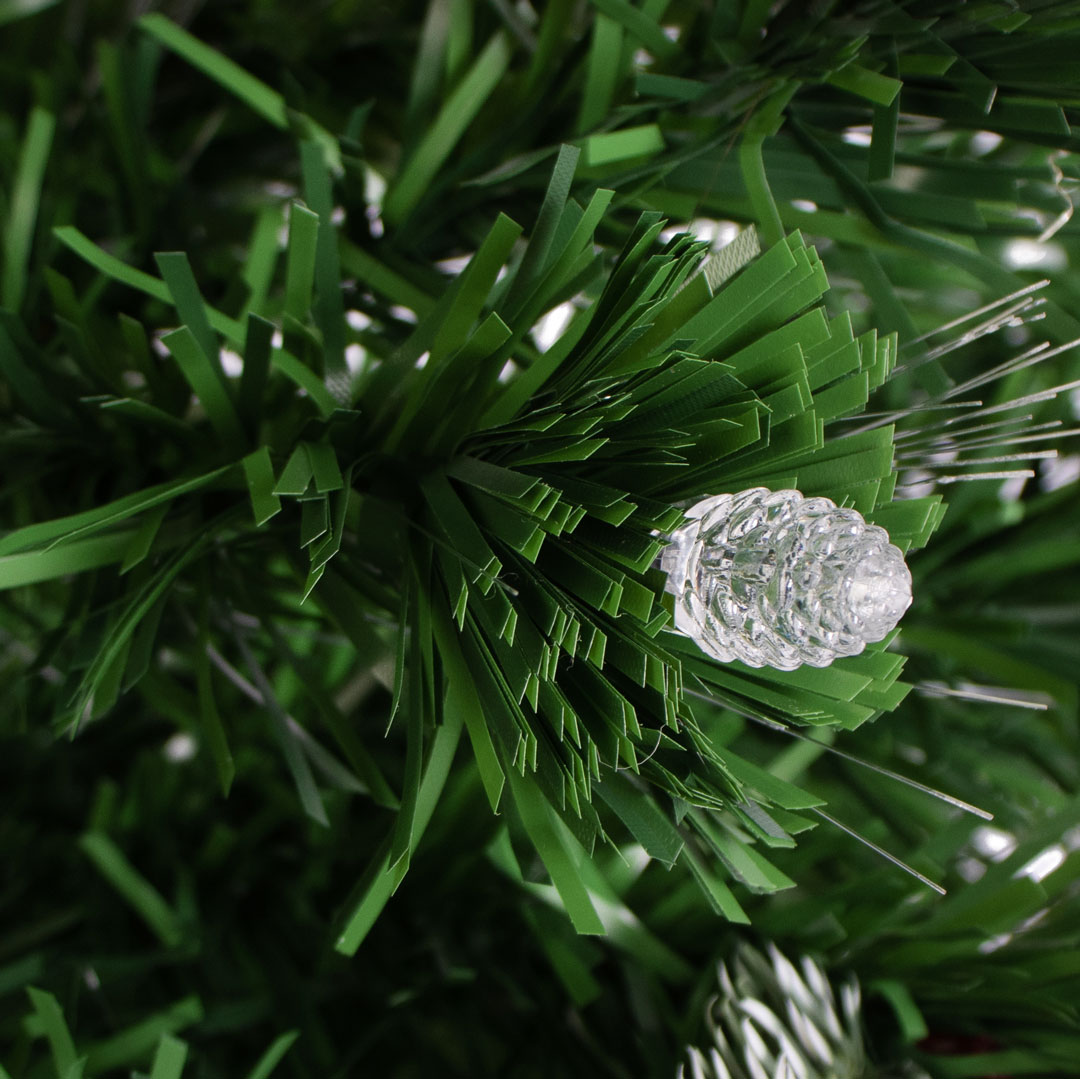 Светодиодная ель с ягодой и заиндевелыми ветвями Festive Delight 150 см — изображение 7