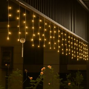 Светодиодная гирлянда Занавес 4м Теплый белый