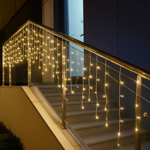 Гирлянда светодиодная Занавес 5м Теплый белый