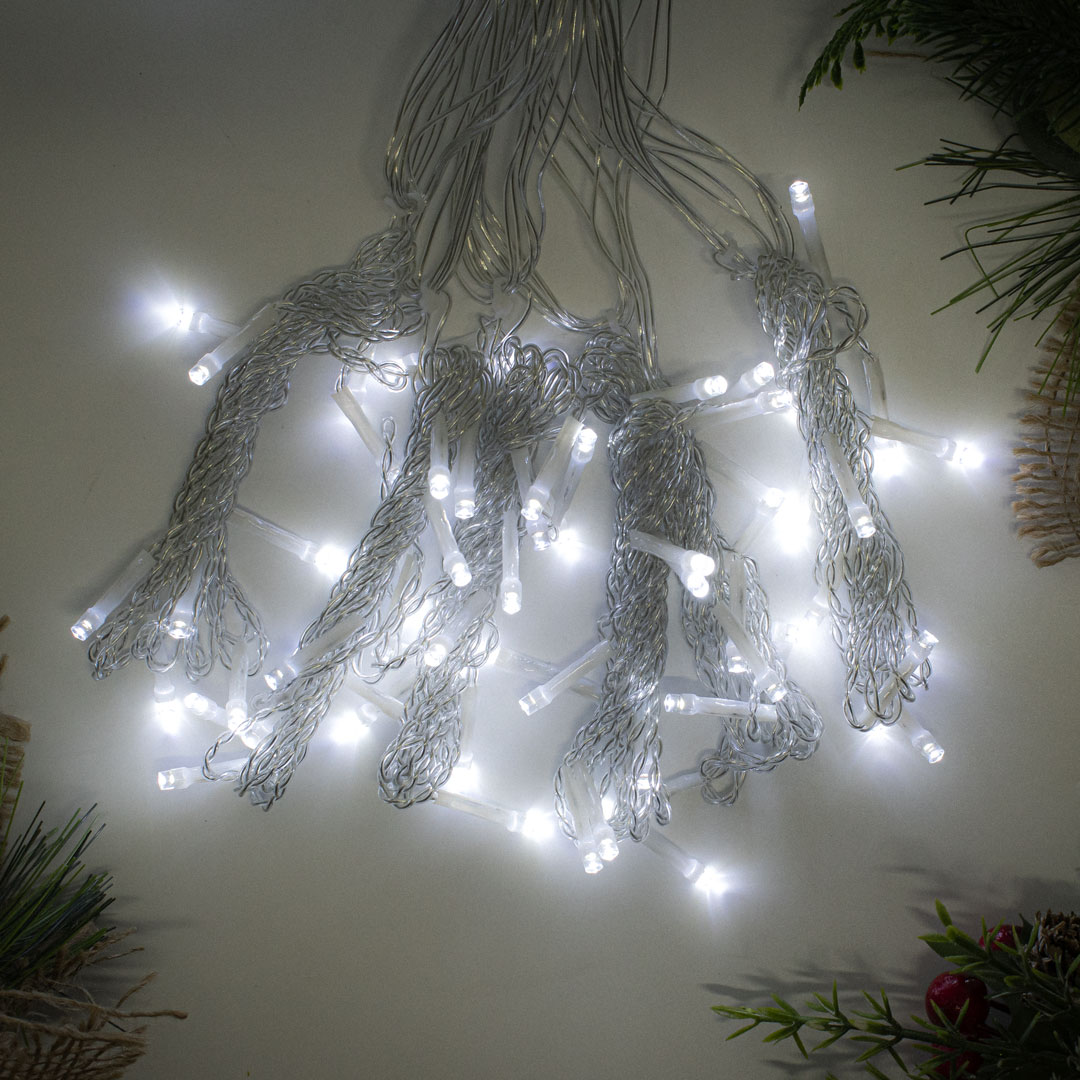 Гирлянда светодиодная Занавес 3*2м Холодный белый — изображение 2