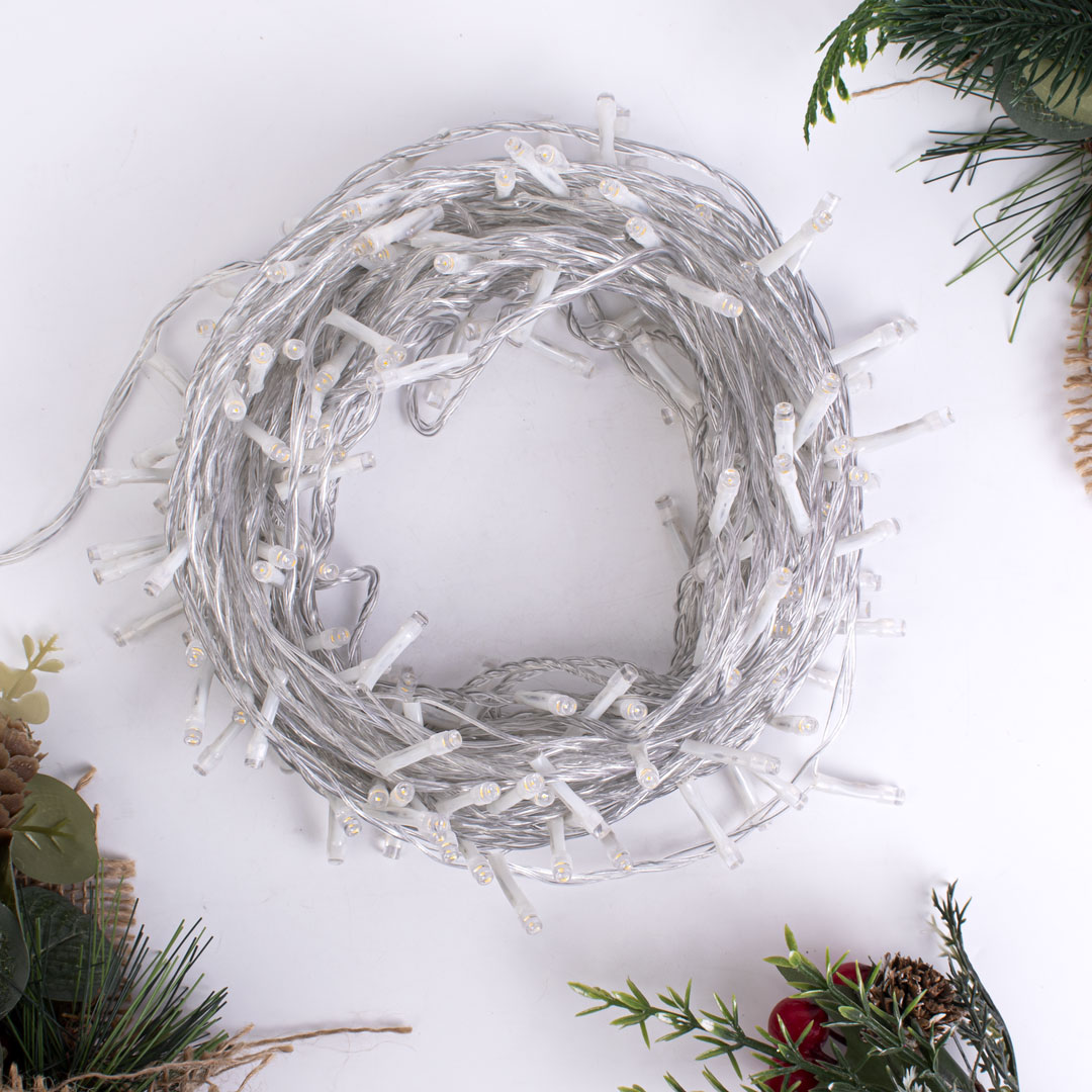 Гирлянда светодиодная Нить 20м Теплый белый — изображение 2