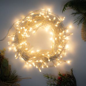 Гирлянда светодиодная Нить 20м Теплый белый