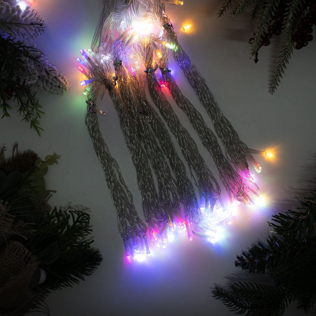 Гирлянда светодиодная Занавес 3*3м Разноцветный — изображение 2