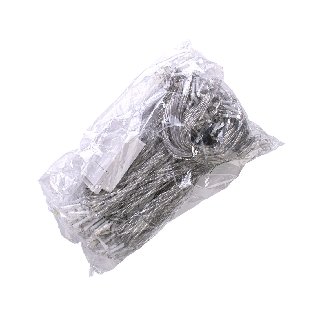 Гирлянда светодиодная Занавес 3*3м Теплый белый — изображение 5