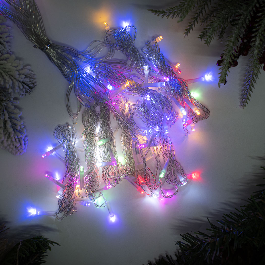 Гирлянда светодиодная Занавес 3*2м Разноцветная — изображение 2