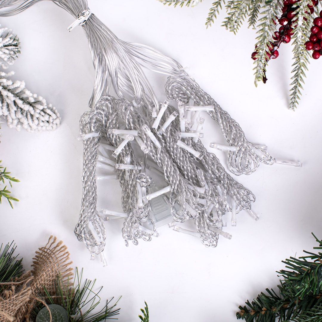 Гирлянда светодиодная Занавес 3*2м Синий — изображение 3