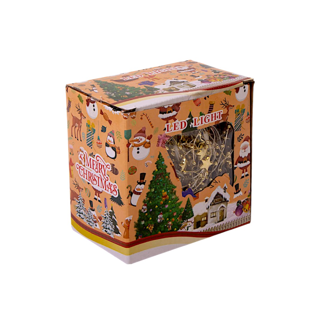 Светодиодная интерьерная электрогирлянда Роса Gold 3*2м Теплый белый — изображение 6