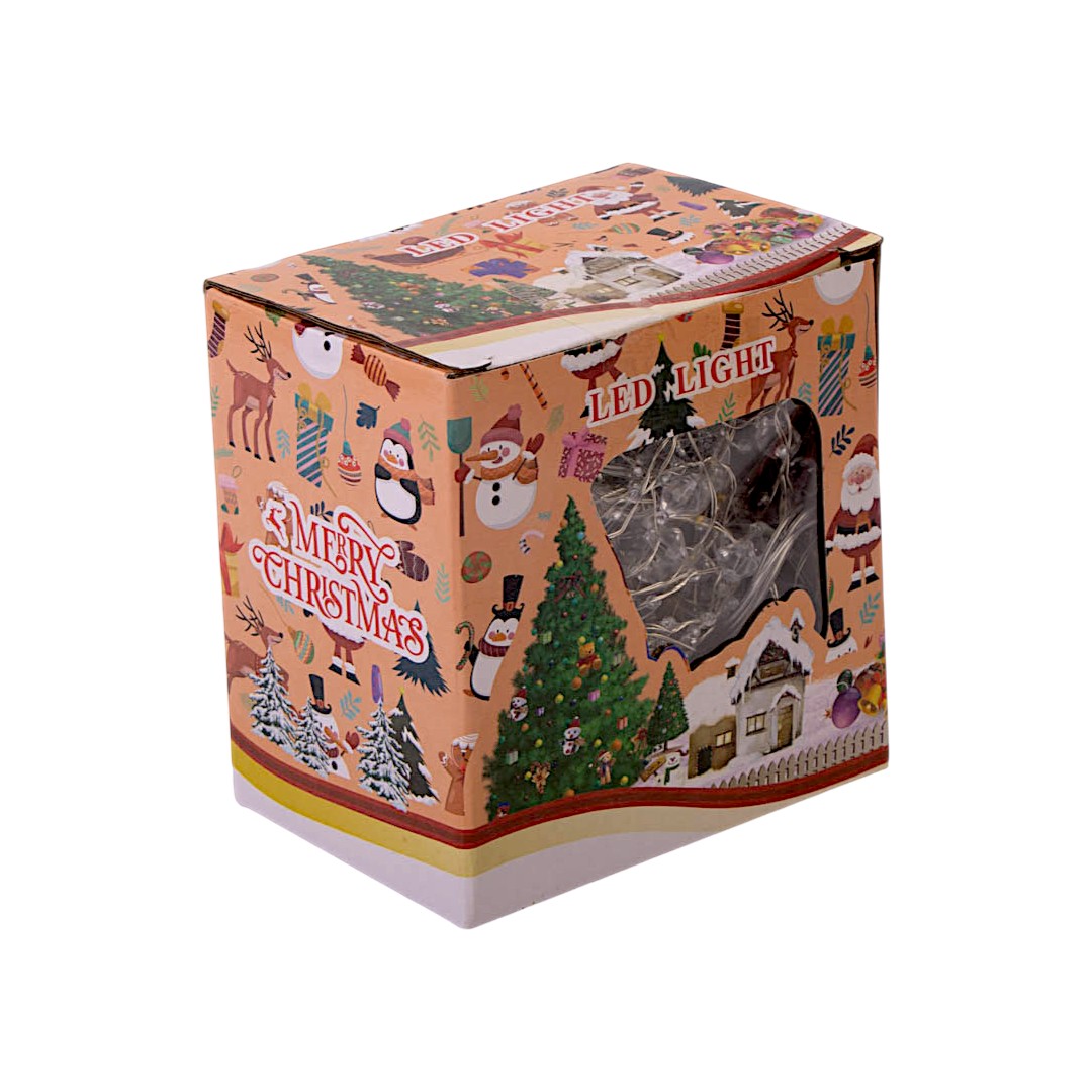 Светодиодная интерьерная электрогирлянда Роса Кристалл 3*2м Теплый белый — изображение 5