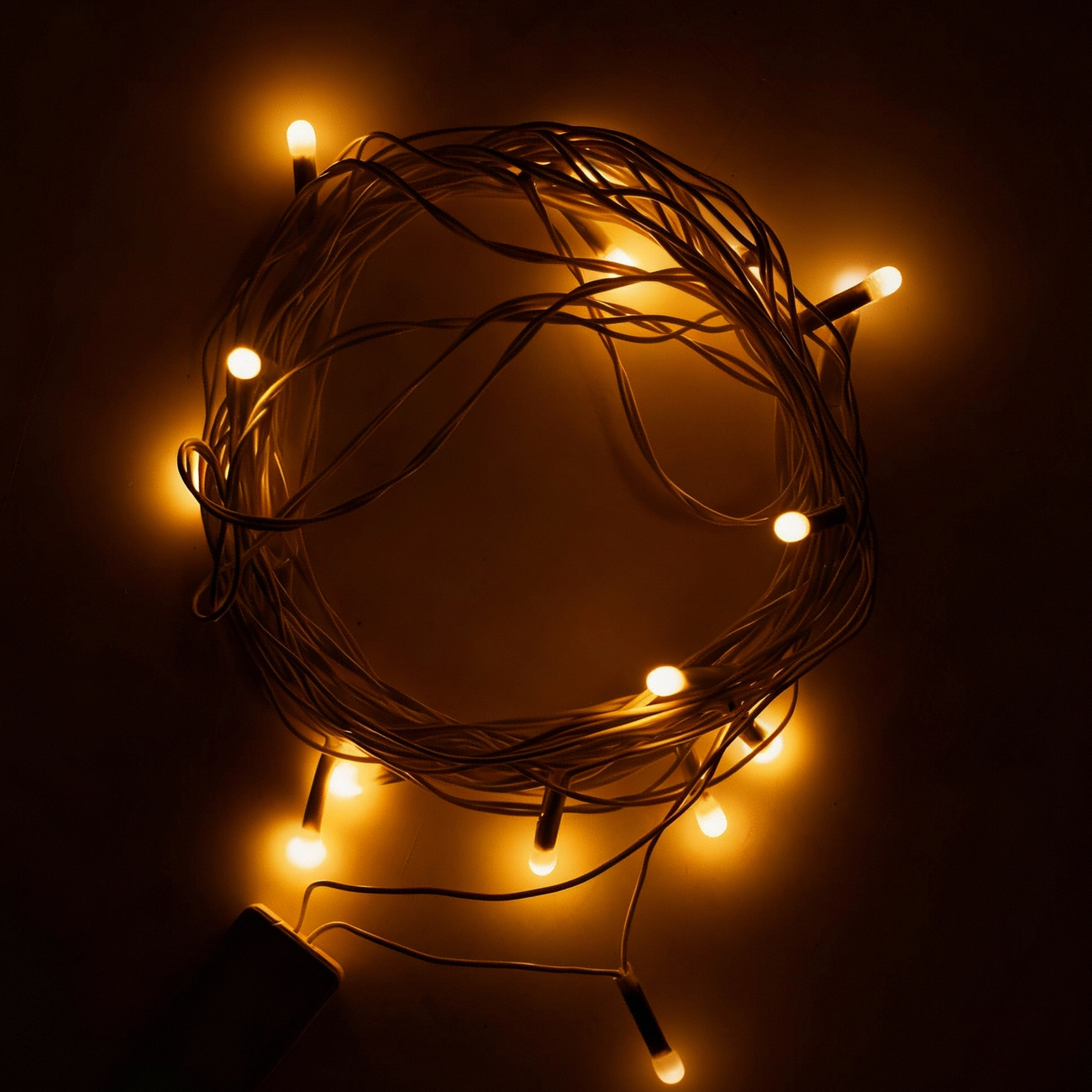 Светодиодная гирлянда Нить 5м Желтый — изображение 2