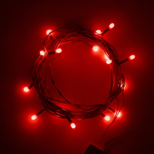 Светодиодная гирлянда Нить 5м Красная
