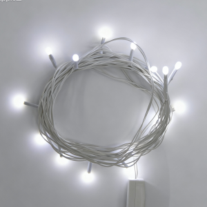 Светодиодная гирлянда Нить 5м Холодный белый