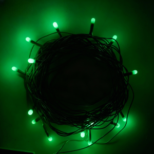 Светодиодная гирлянда Нить 10м Зеленая