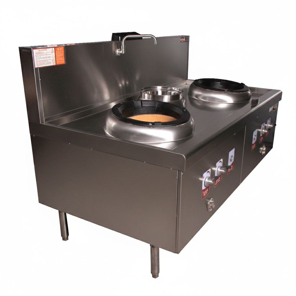 Двухсекционная газовая WOK-плита Jade Flame — изображение 4