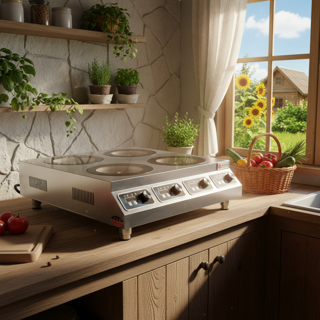 Электрическая плита Instant Heat с четырьмя Hi-Light конфорками — изображение 2