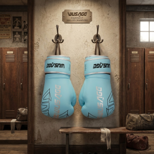 Боксерские перчатки Wusage Electric Azure 10oz