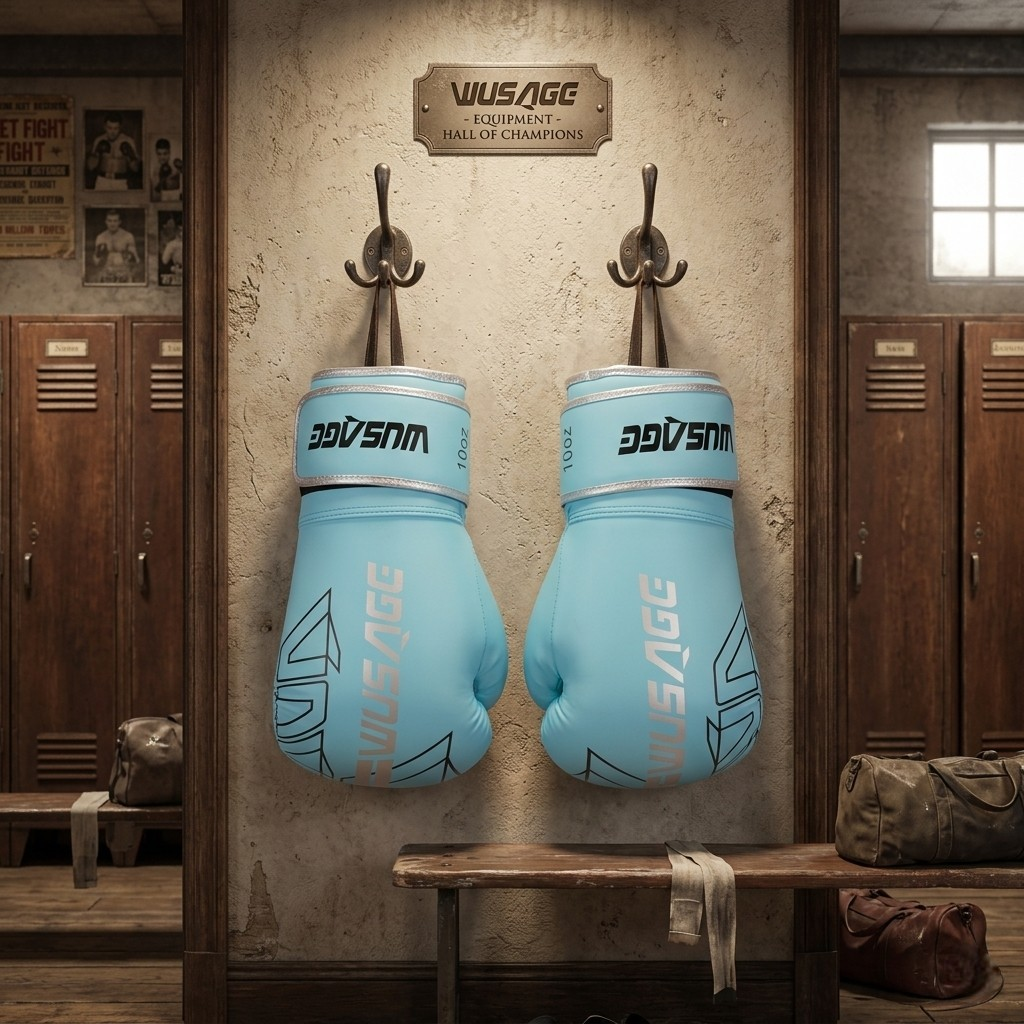 Боксерские перчатки Wusage Electric Azure 10oz