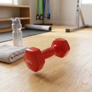 Виниловая гантель 4Kg Red