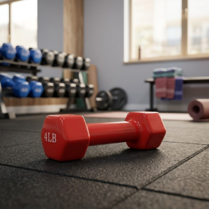 Виниловая гантель 4Lb Red