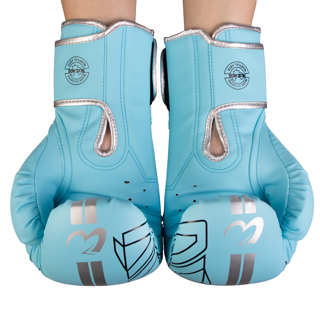 Боксерские перчатки Wusage Electric Azure 10oz — изображение 6