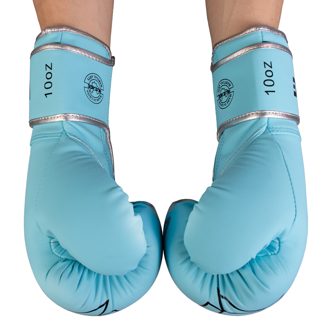 Боксерские перчатки Wusage Electric Azure 10oz — изображение 3