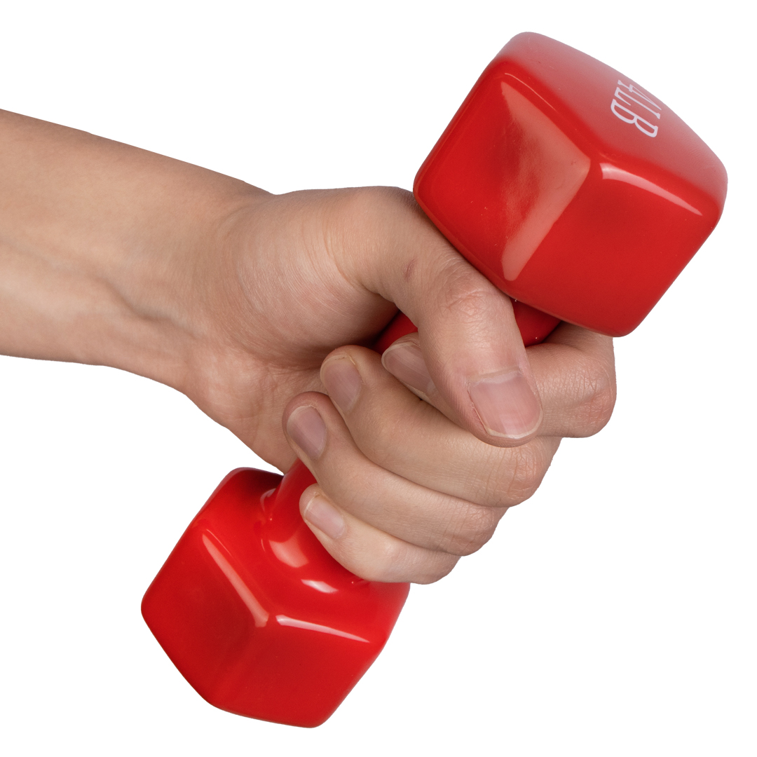 Виниловая гантель 4Lb Red — изображение 2