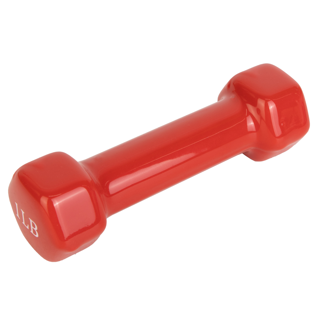 Виниловая гантель 1Lb Red — изображение 4