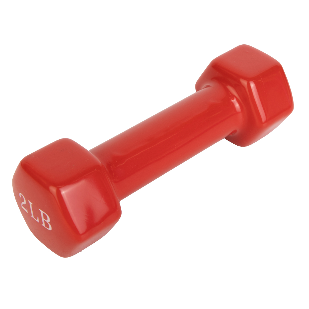 Виниловая гантель 2Lb Red — изображение 4