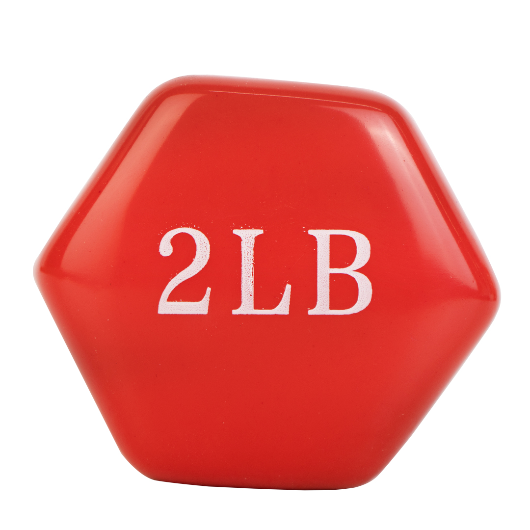 Виниловая гантель 2Lb Red — изображение 3