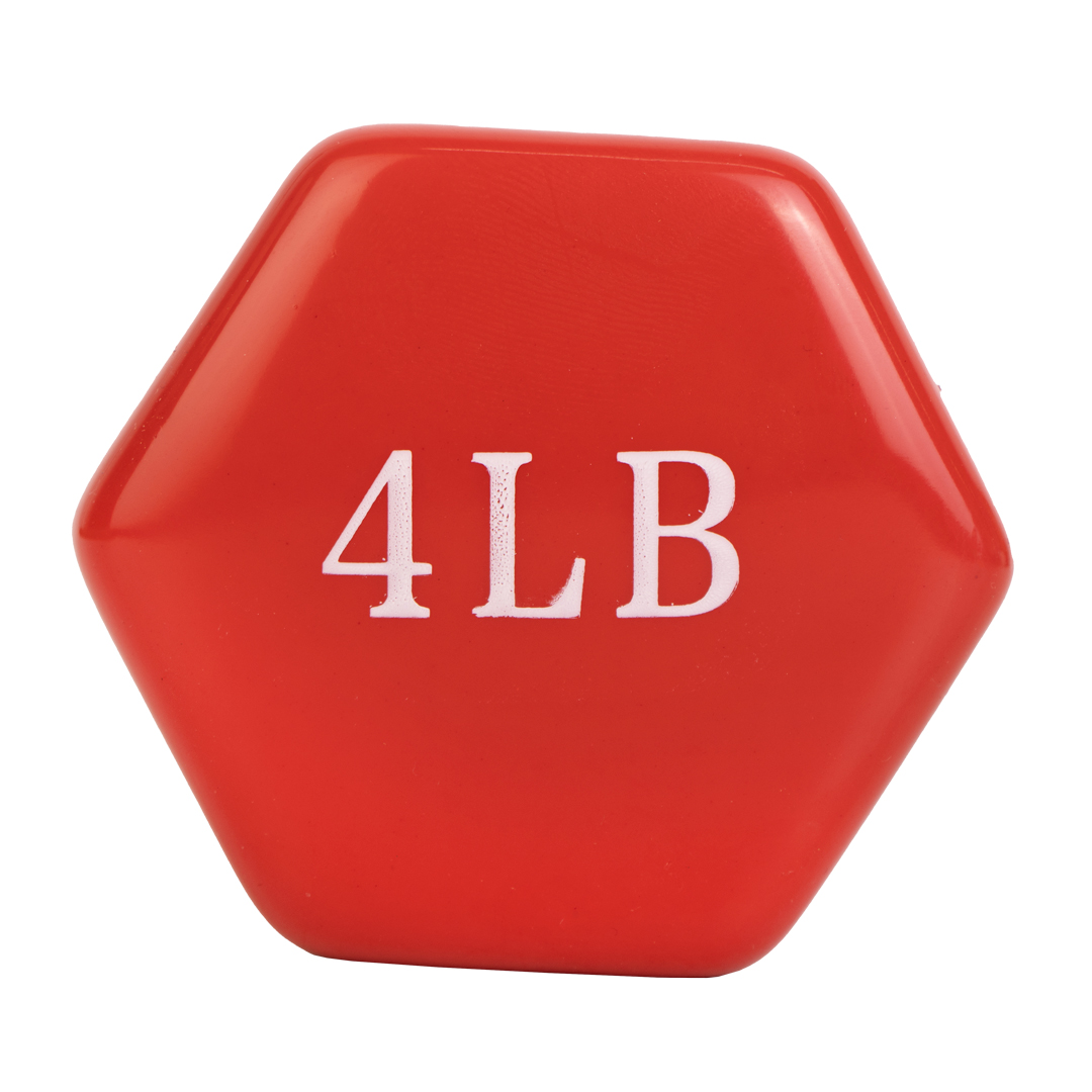 Виниловая гантель 4Lb Red — изображение 3