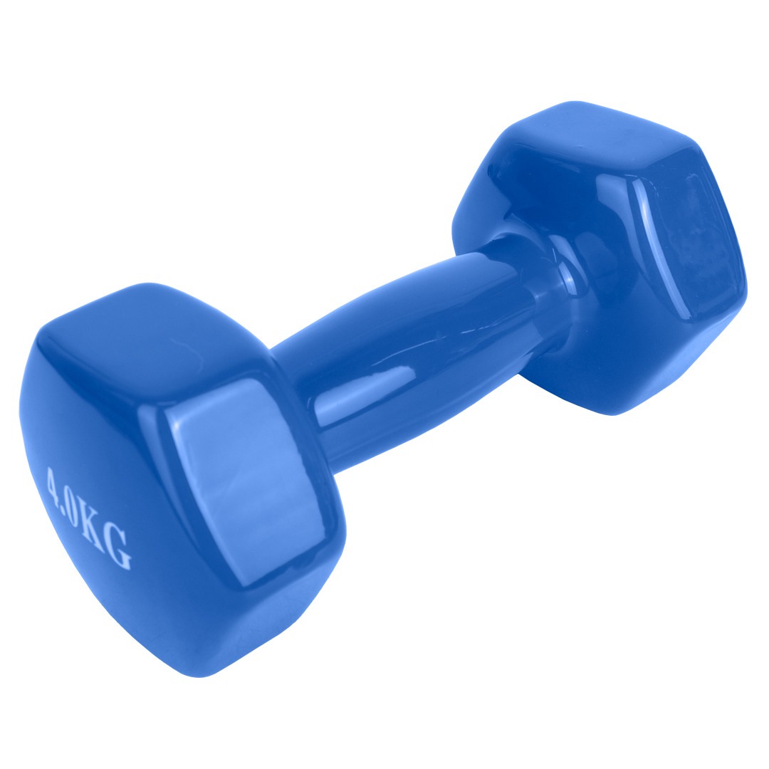 Виниловая гантель 4Kg Blue — изображение 4