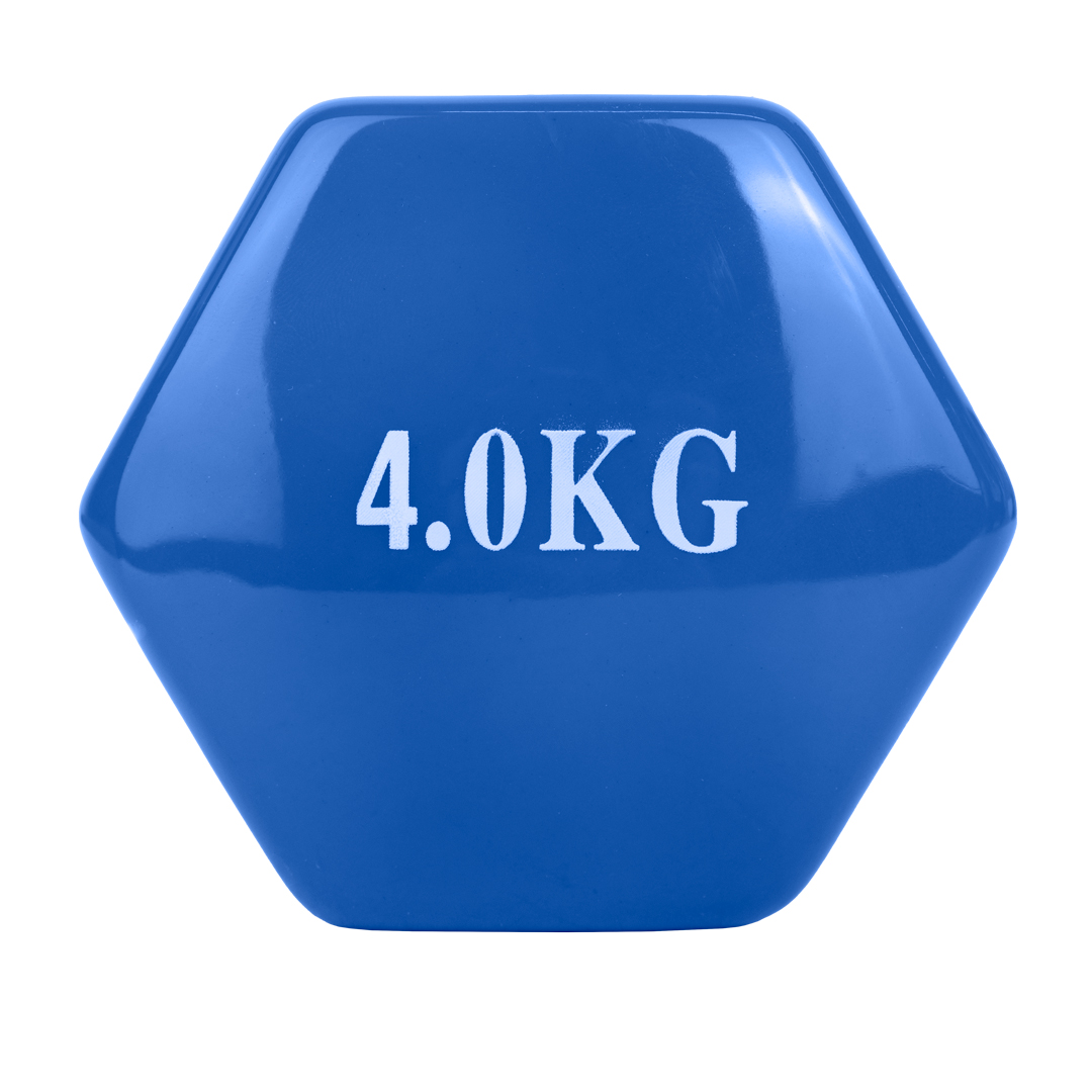 Виниловая гантель 4Kg Blue — изображение 3