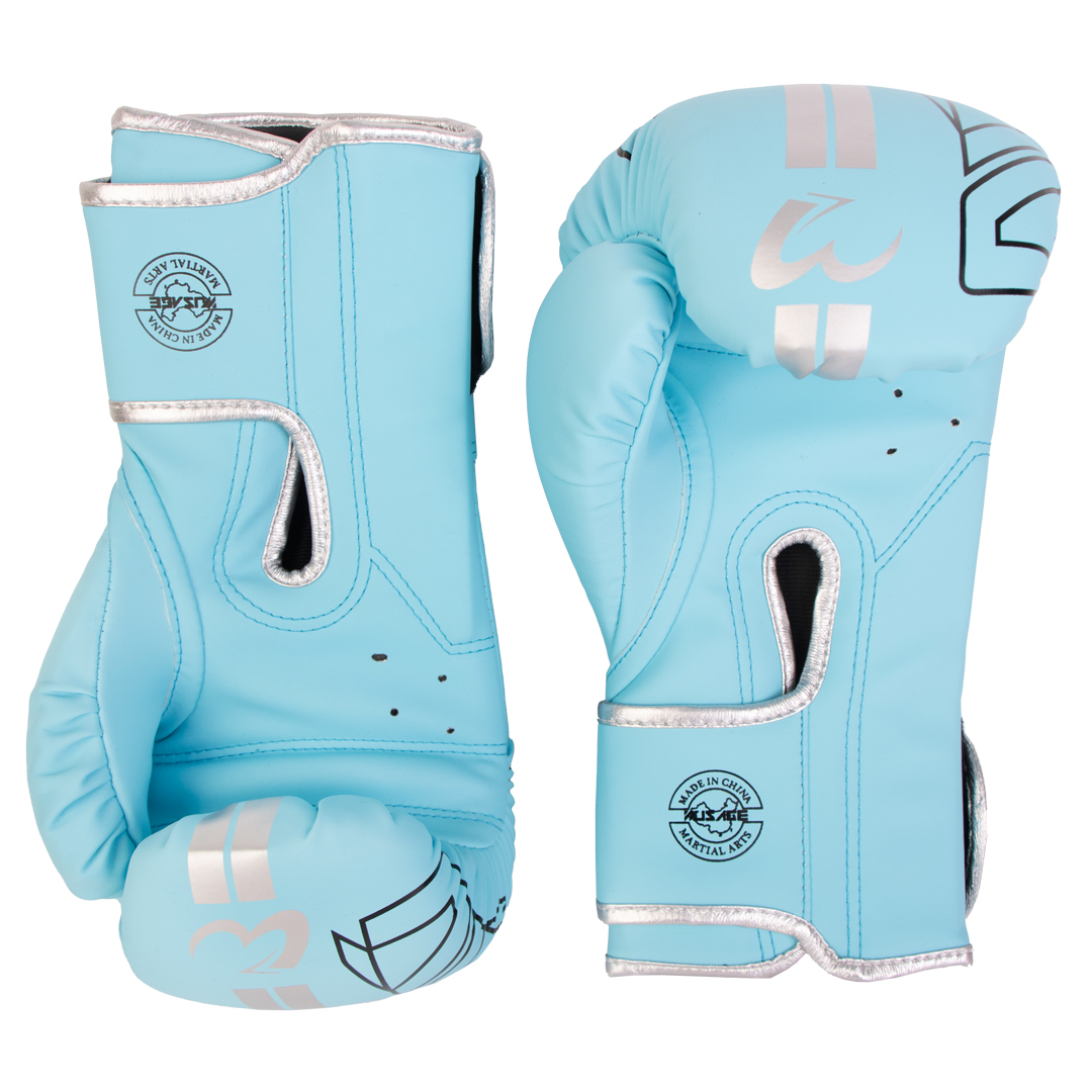 Боксерские перчатки Wusage Electric Azure 10oz — изображение 4