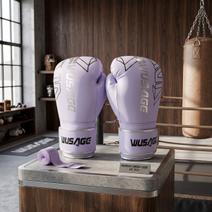 Боксерские перчатки Wusage Lavender Strike 12oz