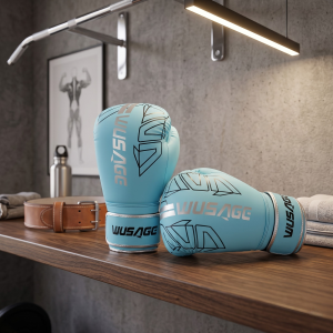 Боксерские перчатки Wusage Electric Azure 6oz