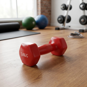 Виниловая гантель 3Kg Red