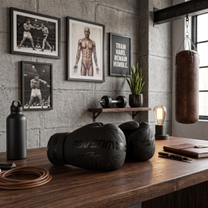 Боксерские перчатки Wusage Obsidian Elite 6oz