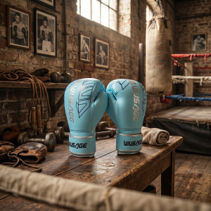 Боксерские перчатки Wusage Electric Azure 12oz