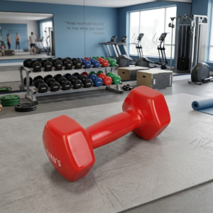 Виниловая гантель 5Kg Red