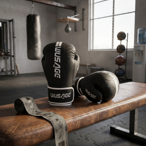 Боксерские перчатки Wusage Shadow Monarch 12oz