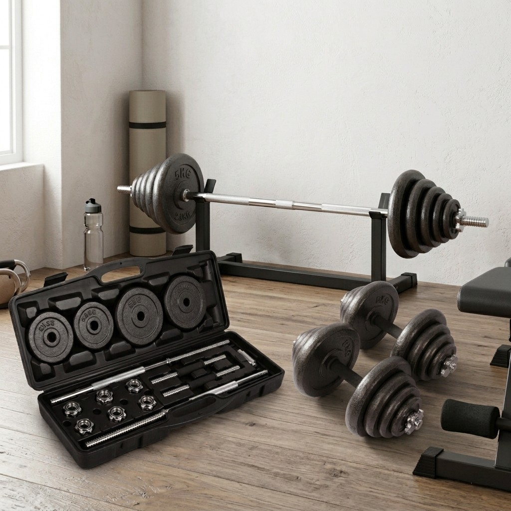 Комплект гантелей Titan Black 50 кг — изображение 2