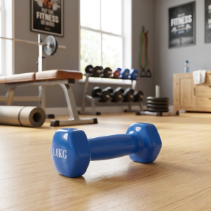 Виниловая гантель 1Kg Blue