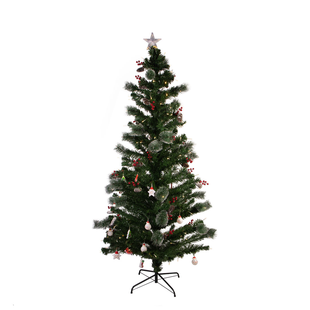 Светодиодная ель со светодиодами Starry Snowman Pine 180 см — изображение 12