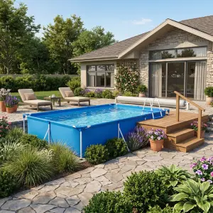 Каркасный бассейн Frame Pool 400*211*81 см