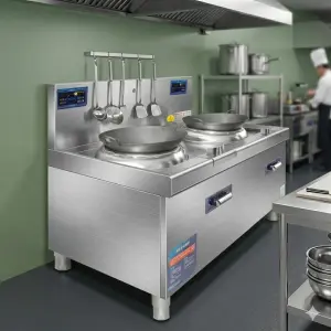 Двухсекционная индукционная WOK-плита InductoSear 150 см