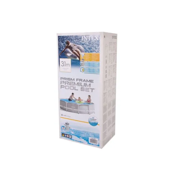 Каркасный бассейн INTEX prism frame premium pool 305*76 см с фильтром — изображение 2
