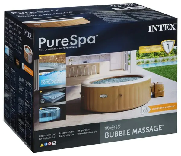 СПА-бассейн Intex Bubble Massage 216*71 см — изображение 3
