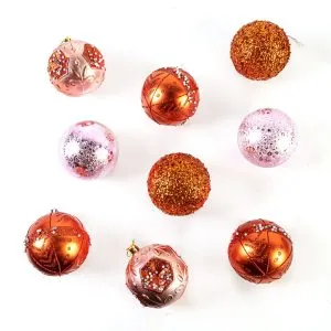 Набор елочных шаров Joice 8см/9шт