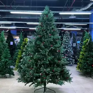 Новогодняя ель покрытая снегом и шишками Woodland Whisp 250 см