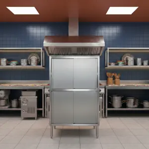 Шкаф-купе кухонный Pure Inox